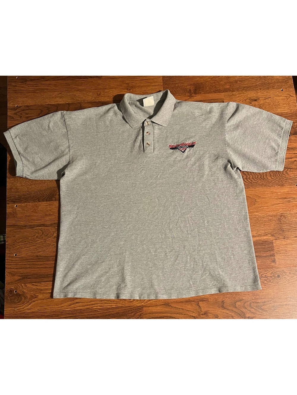 Harley-Davidson Cafe Gray Polo Shirt XXL 100% Cotton Made in